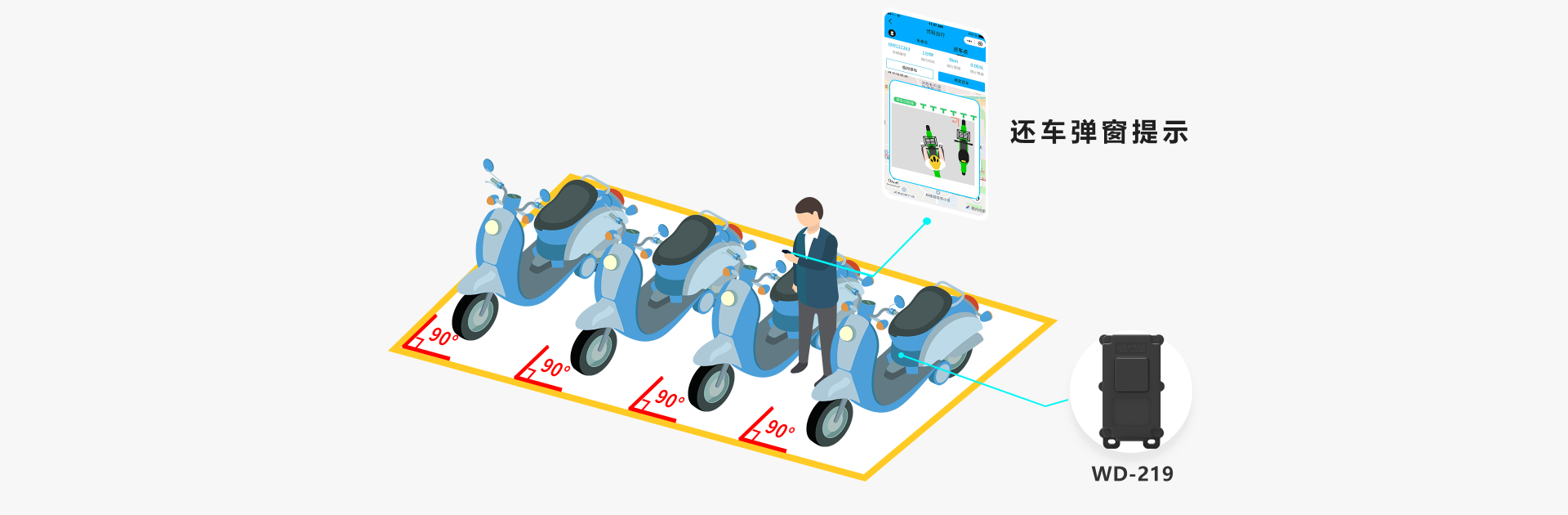 高精度定位还车